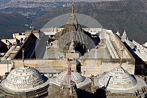 Temple complex on the holy Girnar top in Gujarat