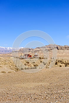 The temple complex in the kingdom of Guge. Ngari County