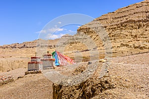 The temple complex in the kingdom of Guge. Ngari County