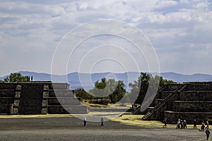 The temple complex of Teotihuacan consists of several structures