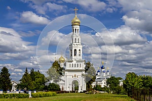 Temple complex in the village of Zavidovo, Tver region, Russia
