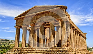 Temple of Concordia in Agrigento, Italy