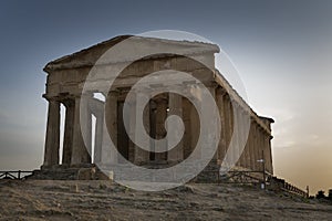 The Temple of Concordia Italian: Tempio della Concordia is an ancient Greek temple in the Valle dei Temple