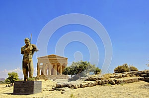 Temple of Concordia in Sicily photo