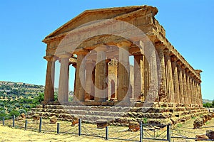 Temple of Concordia Valley of Temples Sicily photo