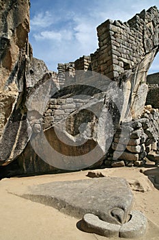 Temple of Condor in Machu Picchu, Peru