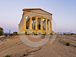 Temple of Condordia At Agrigento