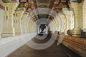 Temple corridor