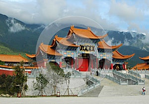 A temple in Dali of China