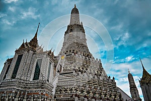 Temple of Dawn  Wat Arun is a buddhist temple and derives its name from the Hindu god Aruna often personified as the radiations of photo