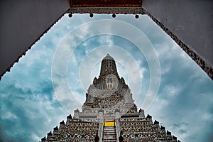 Temple of Dawn  Wat Arun is a buddhist temple and derives its name from the Hindu god Aruna often personified as the radiations of photo