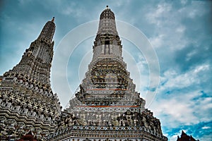 Temple of Dawn  Wat Arun is a buddhist temple and derives its name from the Hindu god Aruna often personified as the radiations of