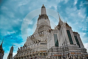 Temple of Dawn  Wat Arun is a buddhist temple and derives its name from the Hindu god Aruna often personified as the radiations of photo