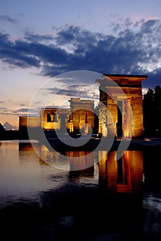 Temple of Debod in Madrid photo