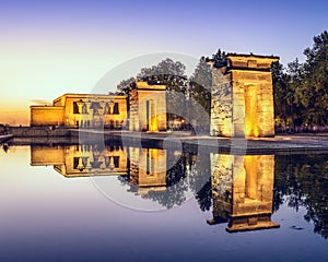 Temple Debod of Madrid