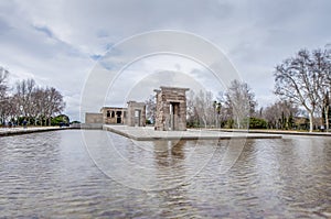 The Temple of Debod in Madrid, Spain