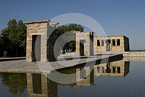 Temple of Debod in Madrid in Spain photo