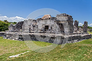 Temple of the Descending God Tulum Mexico