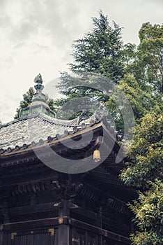 Temple detail at Shinshoji temple, Narita, Japan