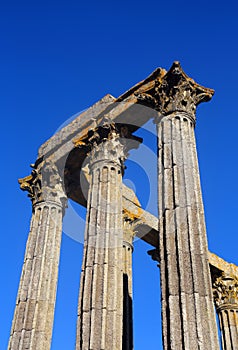 Temple of Diana , Evora, Portugal.