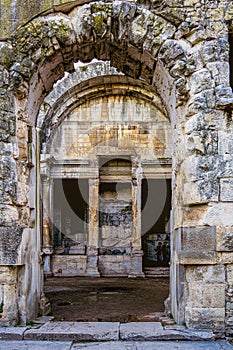 Temple of Diana in the Gardens of the Fountain, NÃ®mes, France