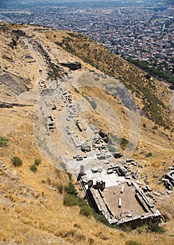 The Temple of Dionysus in Pergamon, Turkey