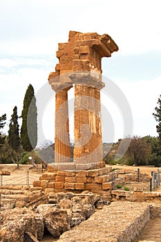 Temple of the Dioscuri, Agrigento, Sicily, Italy