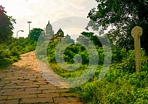 Architectural wonder - Laxminarayan Temple in Orchha , Madhyapradesh, India photo