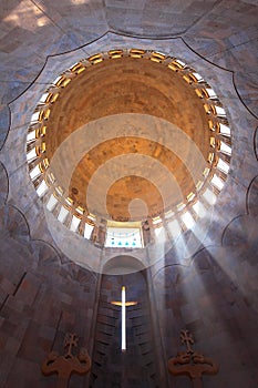 Temple dome in an interior