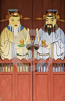 Temple Doors, Penang, Malaysia