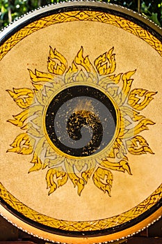 Temple drum in Thailand.