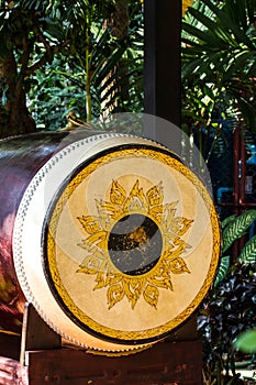 Temple drum in Thailand.