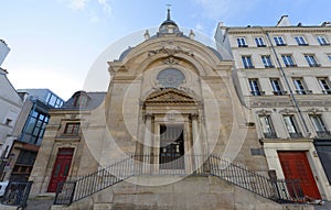 The Temple du Marais or Church of Sainte Marie de la Visitation in Paris, France.