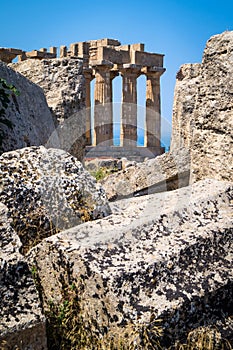 Temple E at Selinunte in Sicily