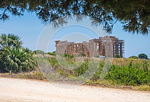 Temple E at Selinunte in Sicily is a greek temple of the doric o