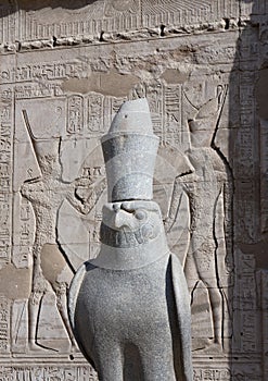 Temple of Edfu - Horus Statue - Upper Egypt - Egyptology