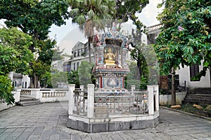 Temple of the emerald buddha in the Liwan Lake park, Guangzhou China