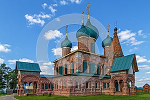 Temple ensemble in Korovniki, Yaroslavl, Russia