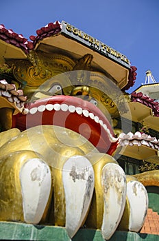 Temple entrance