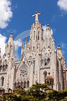 Temple Expiatori del Sagrat Cor in Barcelona, Spain