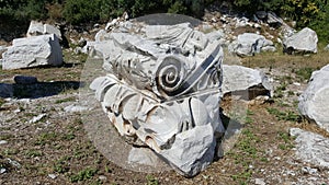 Temple figure in the anxient city Kyzikos