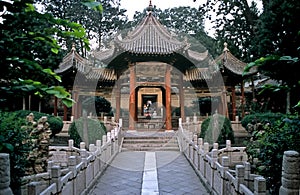 Temple Garden in Xian ,China