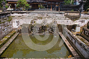 The temple of Goa Gajah near Ubud on the island of Bali