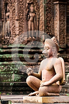 Temple Guardian in Banteay Srey