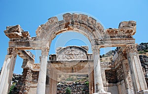 Temple of Hadrian, Ephesus, Turkey,