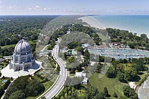 Baha`i Temple and Sheridan Road