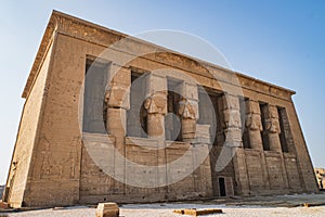 Temple of Hathor in the DenderaÂ TempleÂ complex,