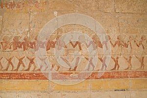 Temple of Hatshepsut wall paintings