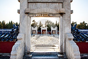 In Temple of Heaven, Beijing, China