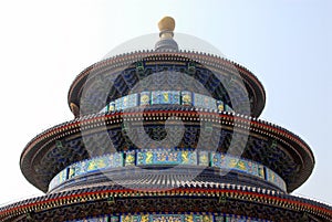 The Temple of Heaven in Beijing, China. Known as Tiantan in Chinese.